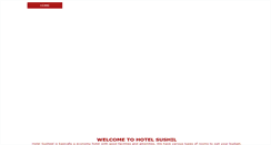 Desktop Screenshot of hotelsushil.com