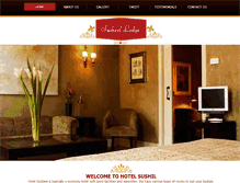 Tablet Screenshot of hotelsushil.com